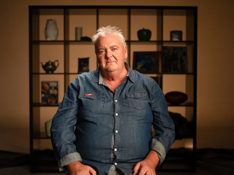 Image of Barrie looking sad.