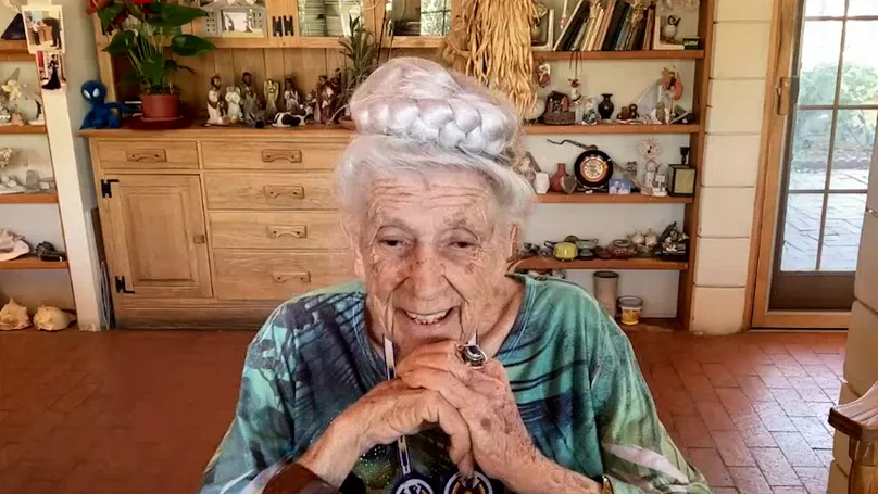 Dr Gladys McGarey in an online interview