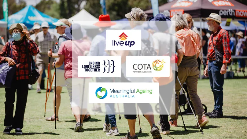 Graphic compilation of logos representing Friends of LiveUp organisations.