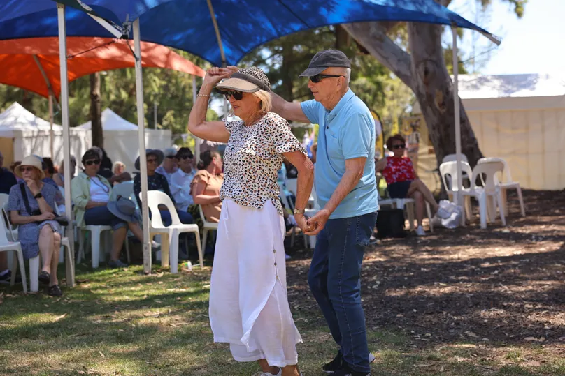 Have a go day couple dancing