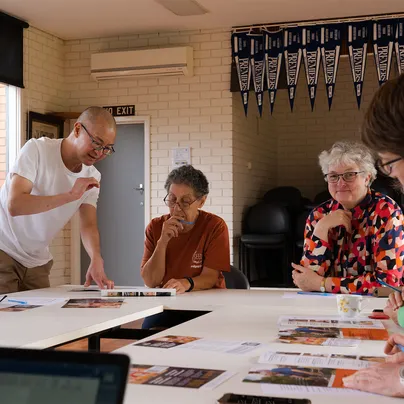 LiveUp and the Italian working group in session.