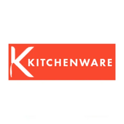 Orange and white kitchenware logo.