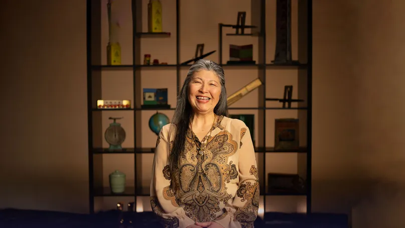 Image of Mami smiling.