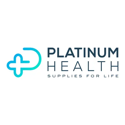 Blue Platinum Health Supply logo.