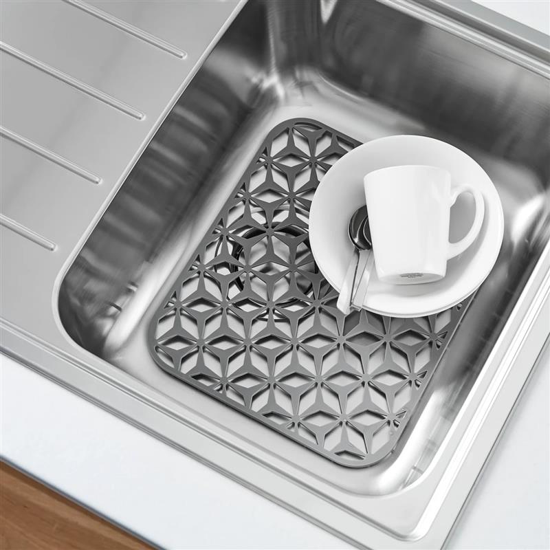 Target sink mat inside sink.