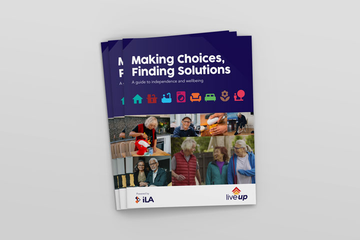 A stack of the Making choices finding solutions guide.