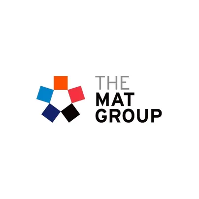 The colourful logo of The Mat Group.