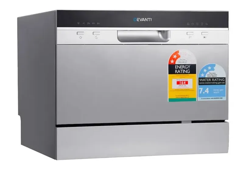 A closed drawer dishwasher.