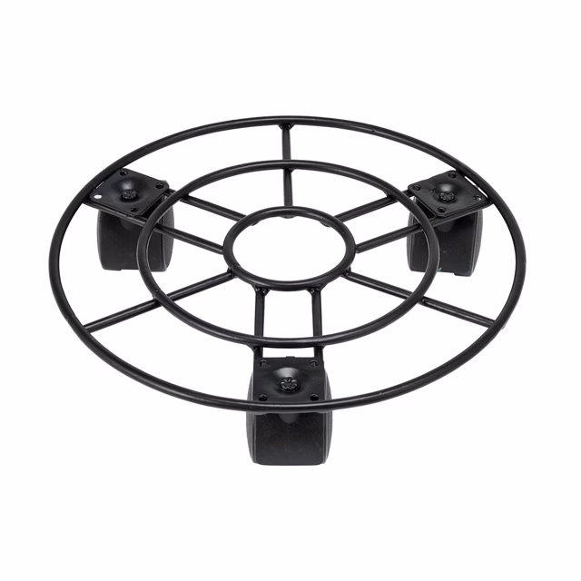 Flowerpot trolley with wheels