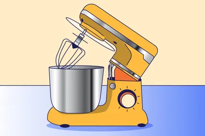 food mixer illustration