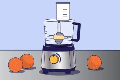 food processor illustration