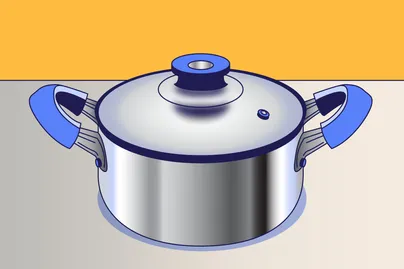 two handle pot illustration