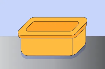 tupperware container illustration