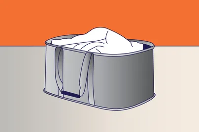 laundry basket illustration