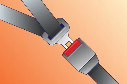 car seatbelt illustration