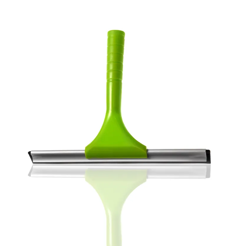Green squeegee.